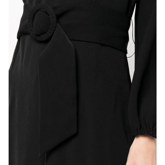 Sachin & Babi Annie Belted Midi Dress in Black, NWT, Size 20 - Picture 4 of 7